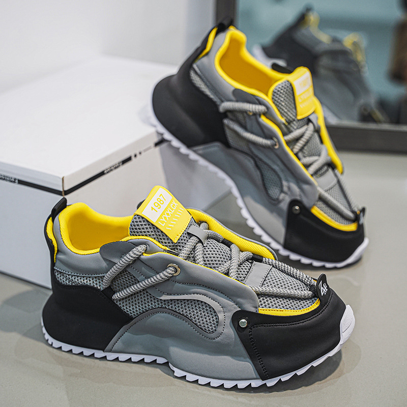 Men's Chunky Low-Top Sneakers A001